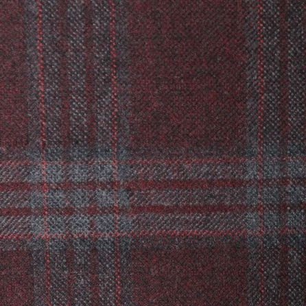 ML649/1 Vercelli CX - Vải Suit 95% Wool - Đỏ Caro